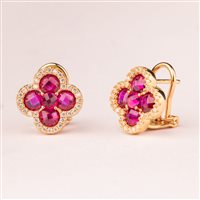 Orecchini Ultima Edizione Donna in Argento OAO7371-ROSSO-GIALLO